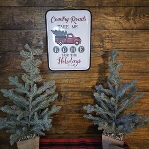 Christmas Truck Wall Picture